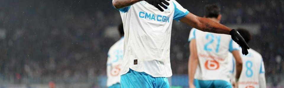 4-0，36岁奥巴梅杨1球2助，格林伍德1球，法甲第3横扫欧冠4冠王