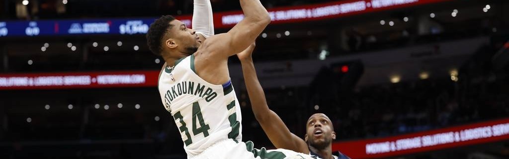 字母哥26+7麦科勒姆28分 雄鹿客场不敌奇才