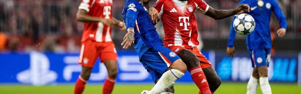 欧冠-凯恩双响蓝军后防多次失误送礼 拜仁3-1切尔西