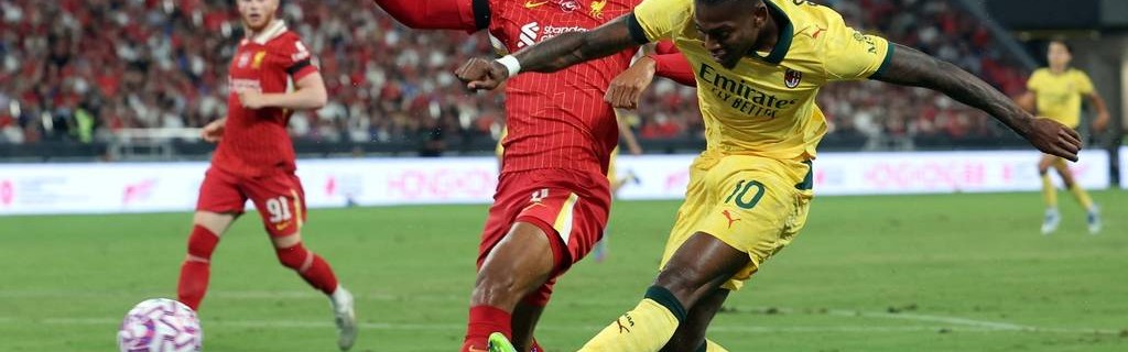 热身赛-维尔茨首发莱奥传射奥卡福尔两球 利物浦2-4米兰