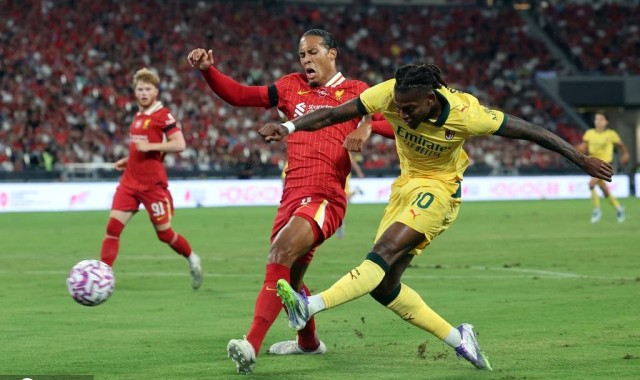 热身赛-维尔茨首发莱奥传射奥卡福尔两球 利物浦2-4米兰