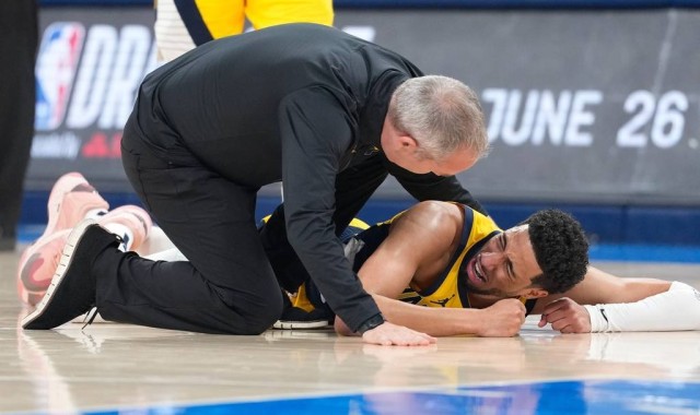 G7半场：哈里伯顿意外受伤 雷霆三分18中4