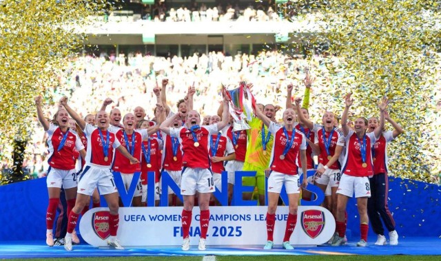 HUBLOT宇舶表荣耀见证阿森纳（ARSENAL）问鼎2024-25赛季欧洲女子冠军联赛