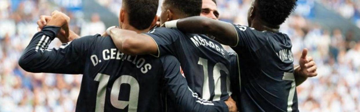 10人，争议判罚！姆巴佩造2球，皇马2-1、强取4连胜，领先西甲积分榜